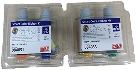 3pcs Compatible Fargo HDP5000 Ribbon and 1pc Retransfer Film 084053 -1pcs Fargo HDP5000 Card Printer