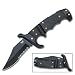 Sporting Goods : Small Fury Black Compact Tiger Knife