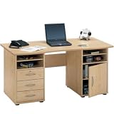 Jahnke Computer Station CS120 Maple Effect Computer Desk