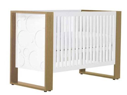 Nurseryworks - Aerial Crib In Snow With Circle Ends And Light Rails