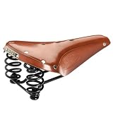 Brooks Saddles Flyer Bicycle Saddle (Men's, Black Steel Rails, Honey)