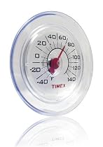Timex TX1009 4.5-Inch Suction Cup Window Thermometer