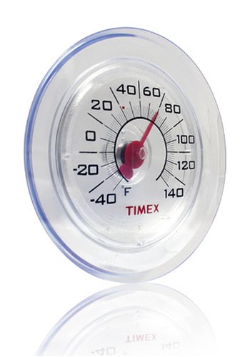 Timex TX1009 4.5-Inch Suction Cup Window Thermometer