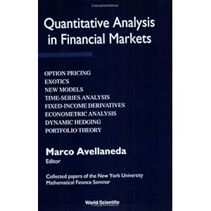 【クリックでお店のこの商品のページへ】Quantitative Analysis in Financial Markets： Collected Papers of the New York University Mathematical Finance Seminar [ペーパーバック]