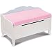 KidKraft Nantucket Toybox w/pink cushion