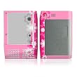 Retro Pink Flowers Design Protective Decal Skin Sticker for Amazon Kindle E-Book Reader (Version 1.0)