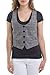 Ragstock Women's Plaid Button Up Vest Top