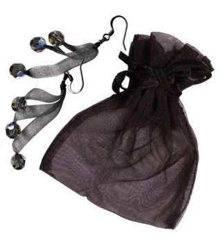 Click here to buy Ribbon Crystal 3-Tier Drop Earring.