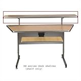 IMAGE OF Config-u-raxx upper shelf for center desks Color: Maple, Size: Small - (RB 36)