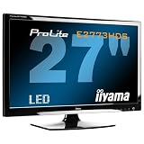 iiyama 27インチワイド液晶ディスプレイ LEDバックライト搭載 HDMIケーブル同梱モデル マーベルブラック PLE2773HDS-B1