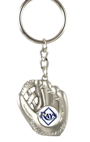 Tampa Bay Rays - MLB Silver Baseball Glove Keychain