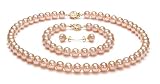 Pink 7-8mm AAA Freshwater Pearl Set