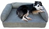 Snoozer Memory Foam Luxury Pet Sofa, Large, Anthracite
