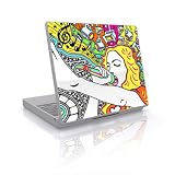 Pop Star Design Skin Decal Sticker Cover for Laptop Notebook Computer - 15" x 12"