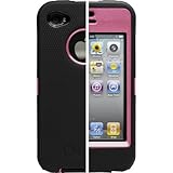 New Iphone 4 Case Otterbox Defender Series Apple Iphone 4g Black Pink Silic ....