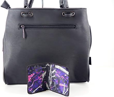 Muddy Girl Purple Pink Camo Left Right Concealed Tooled Gun Purse Mini Wallet Set Jp