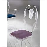 IMAGE OF Legend Swan Elegante Dining Chair [Set of 4] Fabric: White