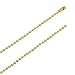 2mm 14k Gold Plated Ball Chain Necklace, 24