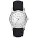 DKNY Women's NY8370 Black Leather Quartz Watch with Mother-Of-Pearl Dial