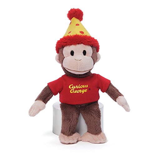 Curious George GUND Birthday Stuffed Animal Plush