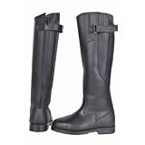 HKM Winterreitstiefel aus Leder, mit Elastikeinsatz