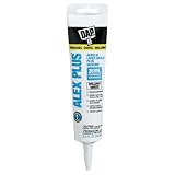 12 Pack Dap 18128 ALEX PLUS Acrylic Latex Caulk Plus Silicone - White 5.5-oz Tube