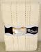 NEW CREAM 3 SEATER SOFA BED SETTEE THROW 225cm x 250cm DOTS DESIGN Image