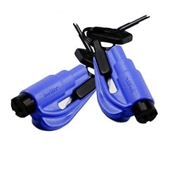 ResQMe Car Escape Tool, Made in USA (Royal Blue) - Pack of 2
