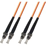 20M Multimode Duplex Fiber Optic Cable (62.5/125) - ST to ST