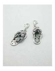 Flip Flop Charm In 92.5 Sterling Silver