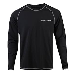 UFC Men's Veloce Long Sleeve Training Top, Black, Medium