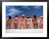 41TZwU7LL%2BL. SL160  Seven Little Kids Photography Framed Art Poster Print, 31x25