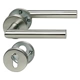 Produkt-Bild: Basi-Saturn 7308-0208 Zimmert&uuml;rgarnitur Edelstahl L-Form PZ ZB 3200