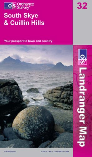 South Skye and Cuillin Hills (OS Landranger Map Series) (OS Landranger Map Series)
