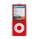 Transparent Clear Snap On Crystal Case with Belt Clip for Apple ipod Nano Chromatic 8GB, 16GB 4G 4th Generation