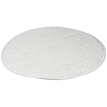 Rubbermaid Commercial FGP25900 Low-Profile Bonnet, 19" Diameter, White