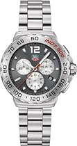 Big Sale Tag Heuer Men's Cau1113.Ba0858 Quartz Chronograph Grey Dial Stainless Steel Watch