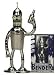 Futurama Super Heavyweights Nickel Plated Bender_s-1