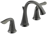 Delta Lahara 3538LF-PT Two Handle Widespread Lavatory Faucet, Aged Pewter