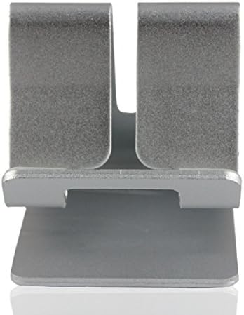 Allowen Portable Cell Phone Stand Holder for Tablets, E-readers and Smartphones Durable Aluminum Mount Compatible for Apple iPhone 6 Plus 5S 5C 5 4S 4 3 3GS iPod touch Blackberry Samsung Galaxy Note 3, 4, 8.0 10.1, S5, S4, S3; Google Nexus 4,5,6, 7, 9, 10; HTC One (M8),Lenovo - Silver
