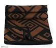 Alpaca wool throw, 'Shadow Labyrinths'