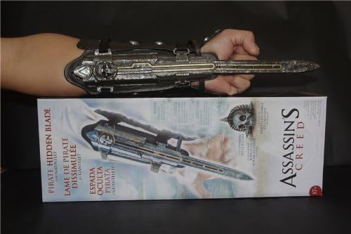 New 1:1 Neca Assassins Creed 4 Four Black Flag Pirate Hidden Blade Edward Kenway Cosplay in Box Assassin's Creed By Falcon Inc