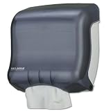 San Jamar T1750TBKRD Ultrafold Multifold/C-Fold Dispenser Black Pearl