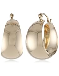 14k Yellow Gold 10mm Hoop Earrings