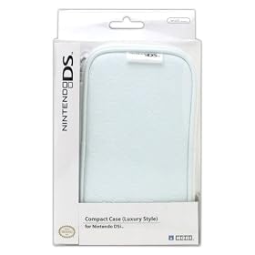 Hori Sacoche de Transport Luxury Style - Housse version Luxe pour Nintendo DSi/DS Lite - Blanc - Accessoire Licence Officielle Nintendo DSi/DSL