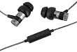 MEElectronics M16P In Ear Headphones with In-Line Microphone/Single Button Remote for iPhone and Smartphones (Black)