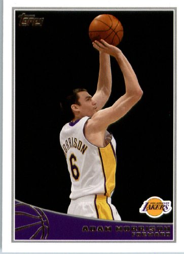 2009/10 Topps NBA Basketball Card #130 Adam Morrison Los Angeles Lakers MINT Condition- Shipped In Protective ScrewDown Display Case!