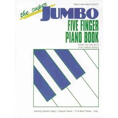 The Super Jumbo Five Finger Piano Book (Fun With Five Finger Series)