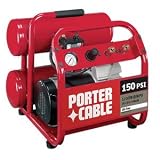 Factory-Reconditioned Porter-Cable C3101R 15 Amp 1-1/2 Horsepower 4.3 Gallon Oil-Free Side Stack Compressor