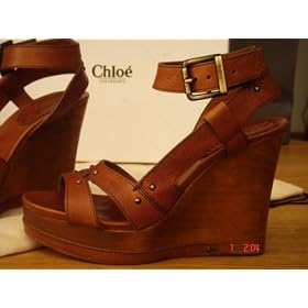 CHLOE PLATFORM WEDGE SANDALS SHOES